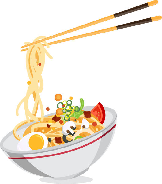 Japanese Ramen Noodle, Traditional Asian Noodle Soup